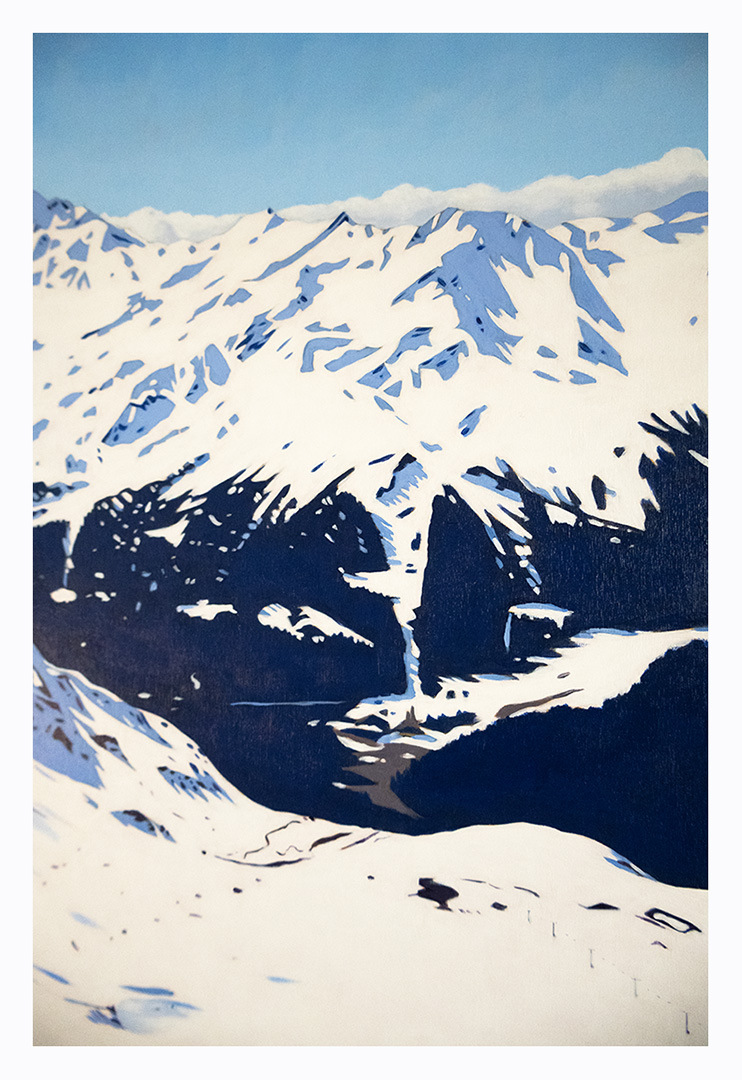 MONT GELE PANORAMA, VERBIER, ORIGINAL PAINTING - Image 4