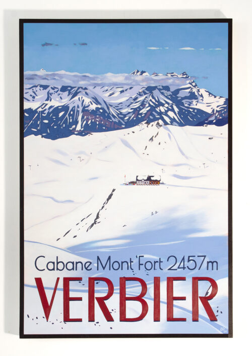 CABANE MONT FORT, VERBIER, ORIGINAL PAINTING